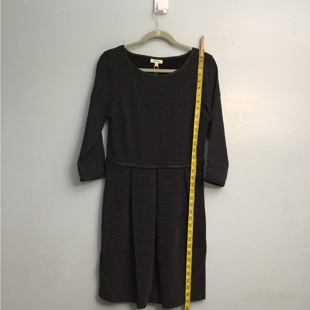 Max Studio Black and White Long Sleeve Dress - Picture 8 of 15